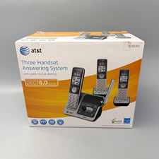 AT T CL82301 DECT 6.0 3 Handset Cordless Phone Answering System Unused Open Box
