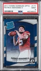2017 PANINI DONRUSS OPTIC #177 PATRICK MAHOMES II ROOKIE RC PSA 9