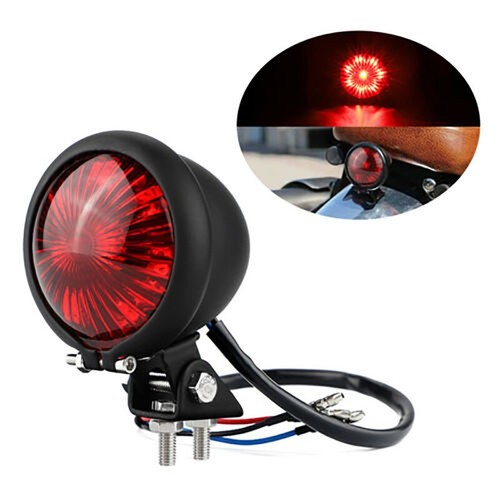 Motorcycle LED Brake Light for Cafe Racers Bobbers Enhances Style and Safety - Picture 18 of 24