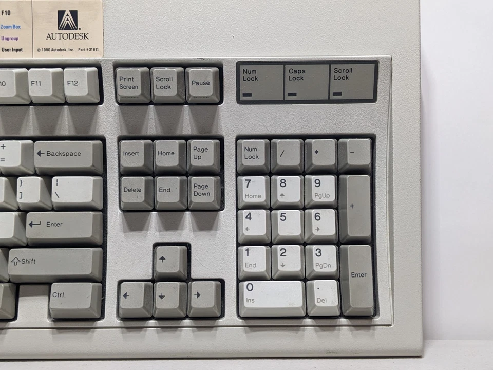 Dell Lexmark 1397651 Mechanical Clicky Keyboard Model M - Tested & Working - Image 4 of 4