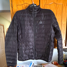 Gerry Men's Black Down Puffer Jacket Full Zip Size L
