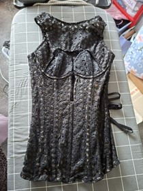 AGENT PROVOCATEUR STUNNING SEXY BLACK DEBORAH CORSET SIZE AP 2 SMALL UK 8 BNWT