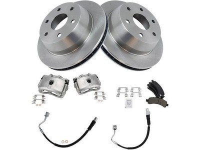 Rear Brake Pad Rotor and Caliper Set fits GMC Savana 1500 2003-2011, 2013 25CZJW