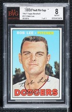 1967 Topps Vault File Copy Bob Lee #313 BVG 8 n8a