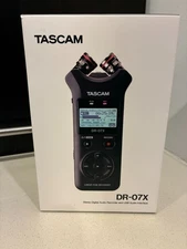 NIB - Tascam DR-07X Stereo Handheld Digital Audio Recorder W/USB Audio Interface