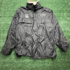 Vintage 90s Result Infineon Technologies Promo Jacket Mens Medium Black Ripstop