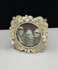 Photo frame embellished BEADS  Rhinestones  KC 122 New in box