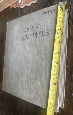 Book Of Samplers Catherine Franks 1926 Embroidery Hand Stitched Vintage Catalog