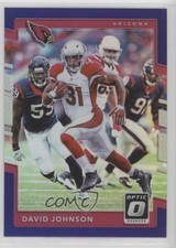 2017 Donruss Optic Purple Prizm 18/50 David Johnson #95 8k4