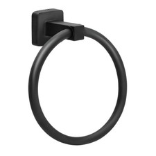 Towel Holder for Bathroom Wall Matte Black Towel Ring Hand Towel Holder Stain...
