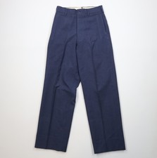 Vtg 50s Korean War USGI Mens 30x31 Wool Serge 18oz USAF Wide Leg Pants Trousers