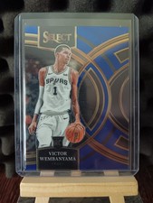 2023-24 Panini Select Victor Wembanyama Premier Level Blue Retail RC 