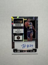2023-24 Panini Contenders #134 Jalen Pickett Cracked Ice Rookie Card RC Auto /25. rookie card picture