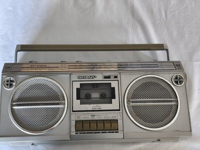 Sharp GF-6464H Vintage Stereo Radio Cassette Recorder Boombox Working 240V