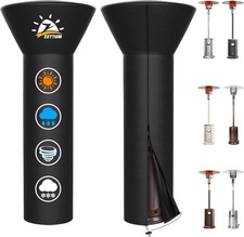 600D Waterproof Patio Heater Cover Heavy Duty Propane Heater Cover 89x33x19