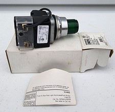 Siemens 52PA6G3A Green Push-to-Test Pilot Light 120V AC Transformer Type 