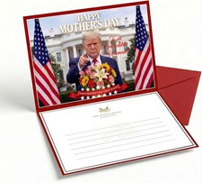 Funny Trump Mother  s Day Greeting Card  Make Mother  s Day Great Again  5x7 Card