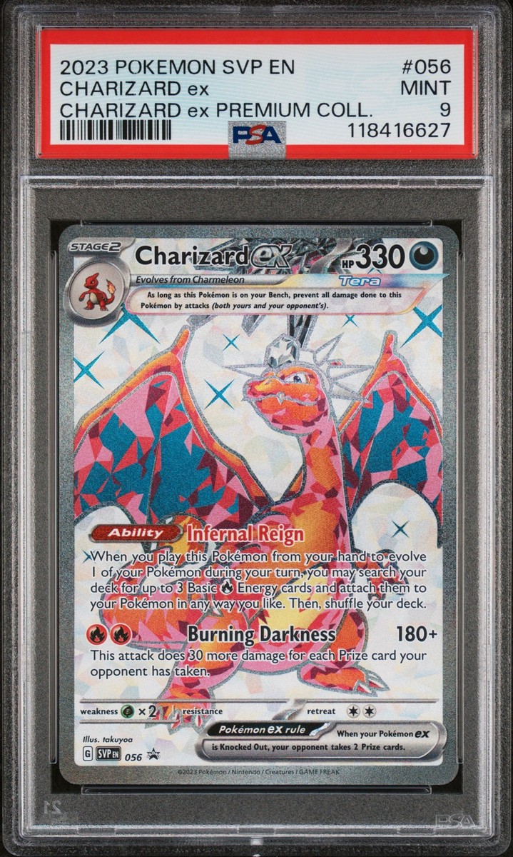 ポケモンカードゲーム Charizard VMAX psa9 BLACK STAR PROMO PSA 9 2023 Pokemon Black Star Promo #056 Charizard Ex Premium