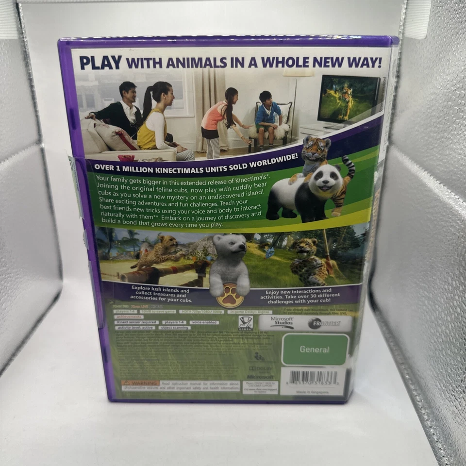 Kinectimals: Now with Bears! • Xbox 360 Game + Manual (2011) PAL AUS • Complete - Image 4 of 4