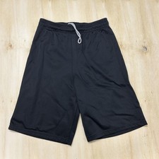 Game Gear Shorts Mens Small Black Mesh Basketball Athletic Gym Training USA