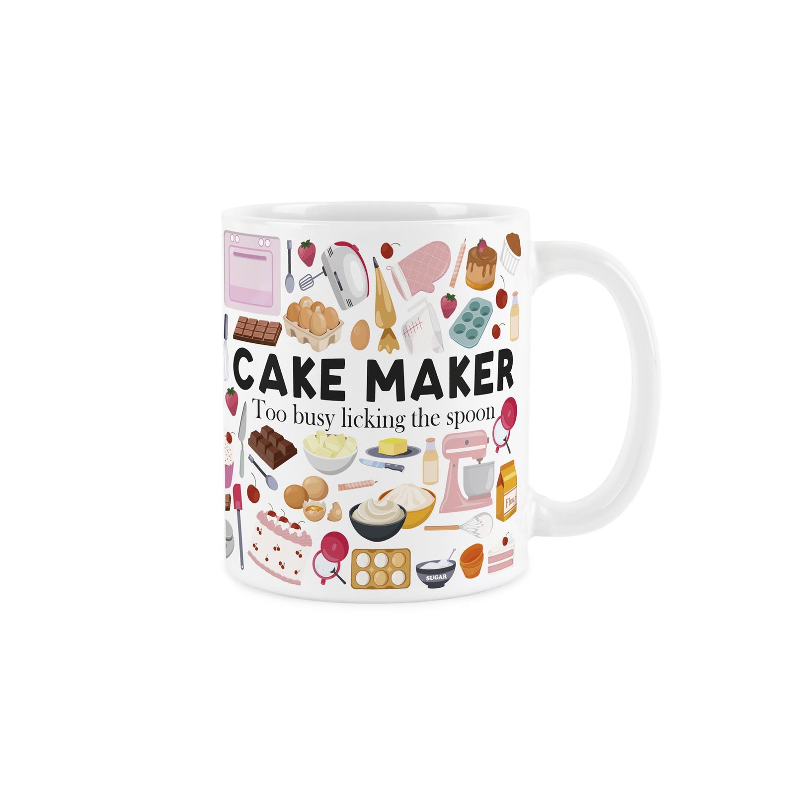 Cake Maker Mug - Novelty Tea/Coffee Ceramic Cup Baking Gifts for Cake Makers