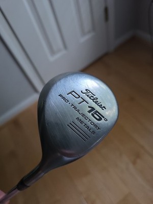Titleist PT 15 3-Wood Pro Trajectory Metal Wood RH Steel Shaft Gold Plus Regular