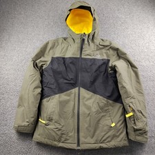 The North Face Clement Triclimate Jacket Boys Size 14-16 Green Black Hooded