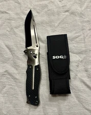 SOG Fat Cat Knife Seki-Japan VG-10 TiNi Discontinued Factory Edge BNIB