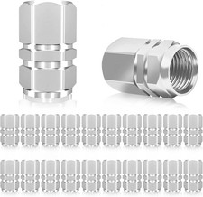 20 Pack Tire Valve Stem Air Caps Covers Aluminum Dustproof Corrosion Resistant