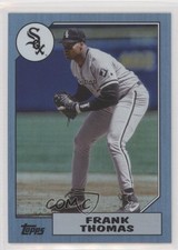 2022 Topps Archives 1987 Topps Design Blue Foil 7/25 Frank Thomas #253 HOF 12ui