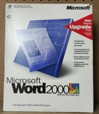 Microsoft Word 2000 Upgrade Windows 95 or later Microsoft Office Word Processor