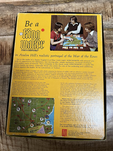 Kingmaker 1976 Avalon Hill *Great Condition COMPLETE*** - Picture 2 of 6
