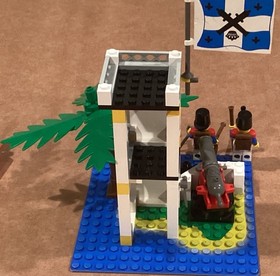 LEGO PIRATES 6265 SABRE ISLAND - COMPLETE W INSTRUCTIONS