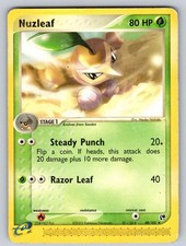 Nuzleaf 48/100 Uncommon Sandstorm Pokemon Heavily Played on eBay