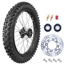 2.50-14 60/100-14 Dirt Bike Front Rim Wheel Tire With 12-15mm Bearing for 50c...