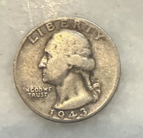 1943 D Washington Silver Quarter