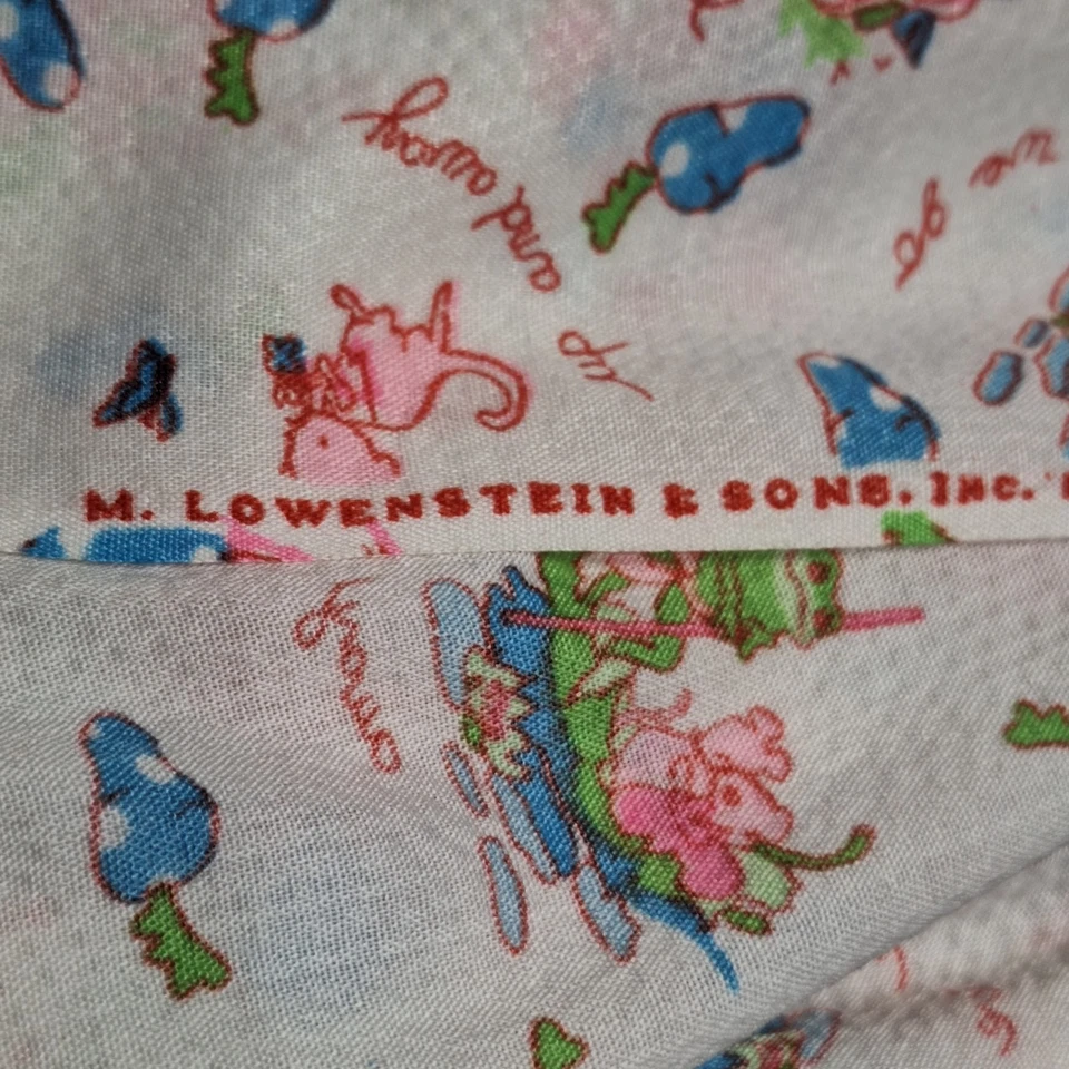 Antigo Novidade Juvenil Lowenstein & Sons Tecido Plisse 2 jardas x 44" Firegard - Imagem 2 de 4