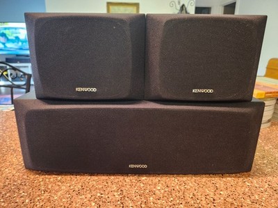 Kenwood CRS-01 Speaker System Set Center and Two Rears Passive