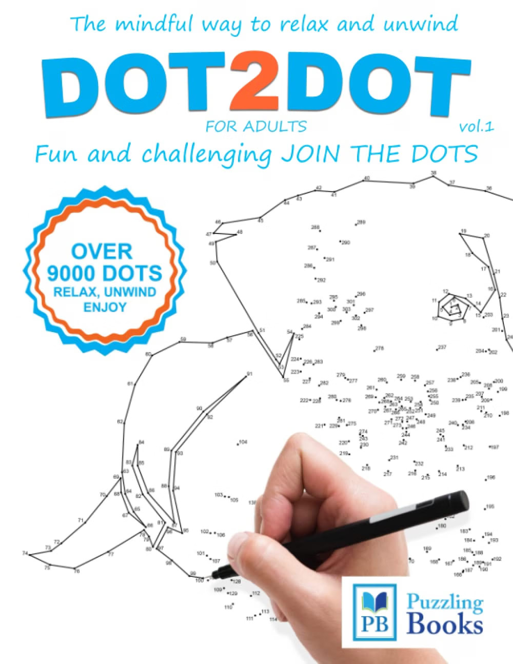 DOT-TO-DOT For Adults Fun and Challenging Join the Dots: The mindful way to rel - Image 3