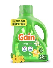 Gain Original Laundry Detergent Liquid Odor Defense All Day Scent 29 Loads
