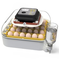 30 Egg Incubator With Humidity Display Egg Candler Automatic Egg Turner For Hatc