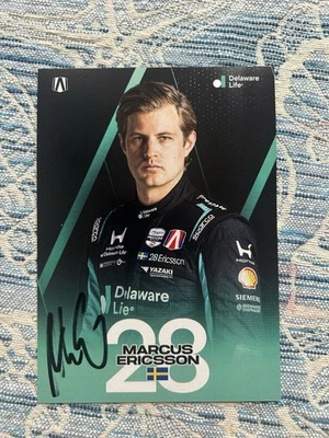 2026 Marcus Ericsson Signed Hero Card Andretti - Image 1 of 2