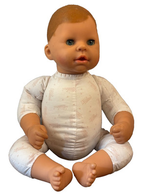 Vintage 2002 Zapf Creation Baby Doll 19 Inch Chou Chou Toy READ