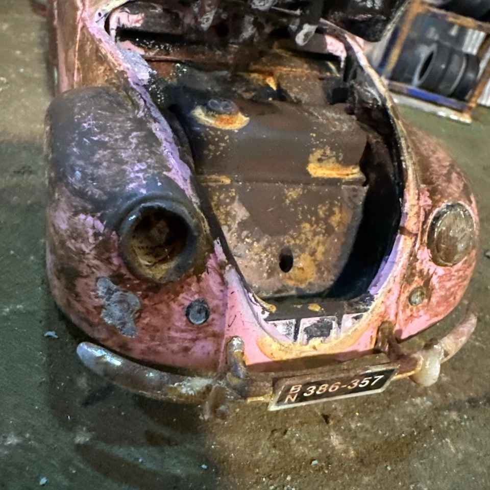 1951 Volkswagen жук разделенное окно - сарай найти автомобили - 1:18 литой - выветренный - Изображение 3 из 4