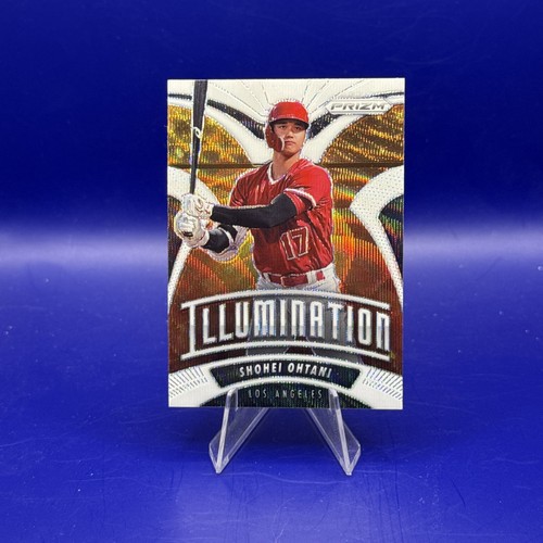 2020 Panini Prizm Shohei Ohtani Illumination White Wave Prizm #I-11 Angels