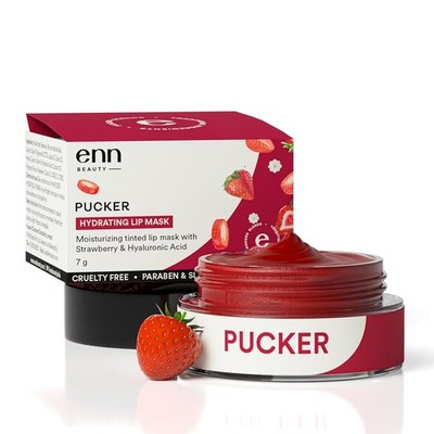 Enn Beauty Pucker Hydrating Lip Mask For Dry And Chapped Lips 7gm