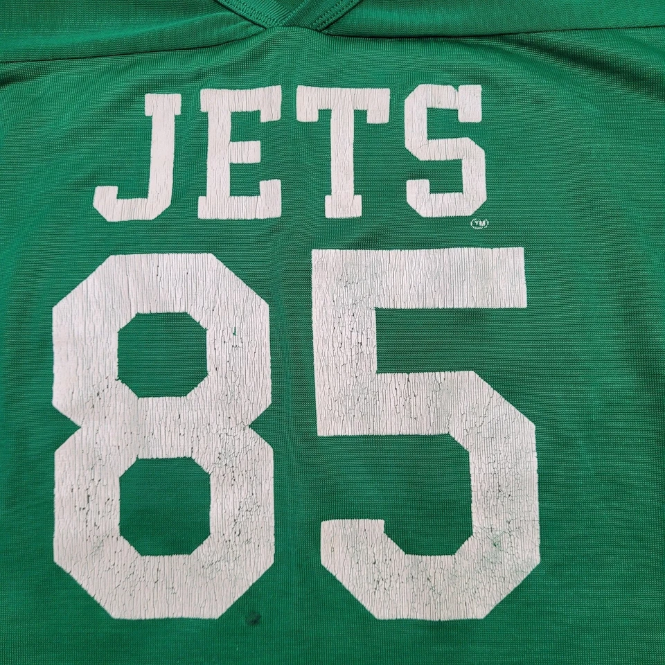 Camiseta deportiva vintage de los 80 NY Jets mediana 20x24 Wesley-Walker #85 hecha en EE. UU. Foto 3 de 4