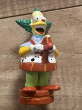 JUEGO DE AJEDREZ 3D DE LOS SIMPSON PIEZA DE REPUESTO Payaso Crujiente Caballero Rojo FIGURA 3"