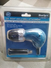 3/8" Keyless Chuck Right Angle Drill Attachment Blue Spot