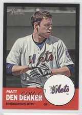 2012 Topps Heritage Minor League Edition Black Border 22/96 Matt den Dekker 1j6